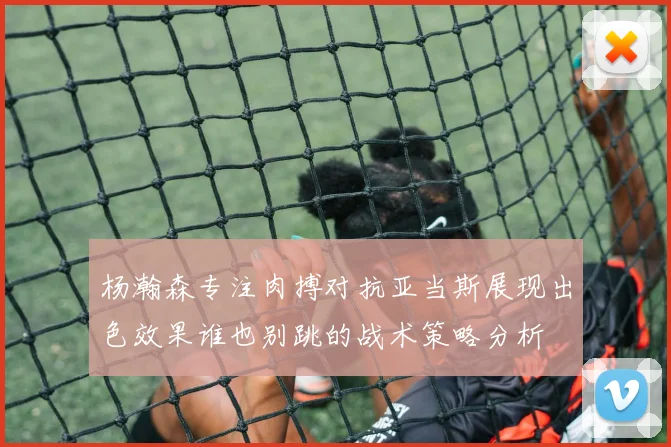 杨瀚森专注肉搏对抗亚当斯展现出色效果谁也别跳的战术策略分析